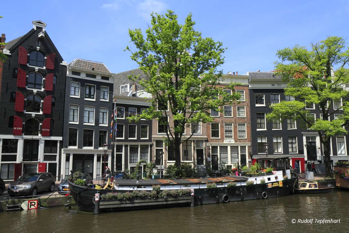 Houses in Amsterdam, Holland