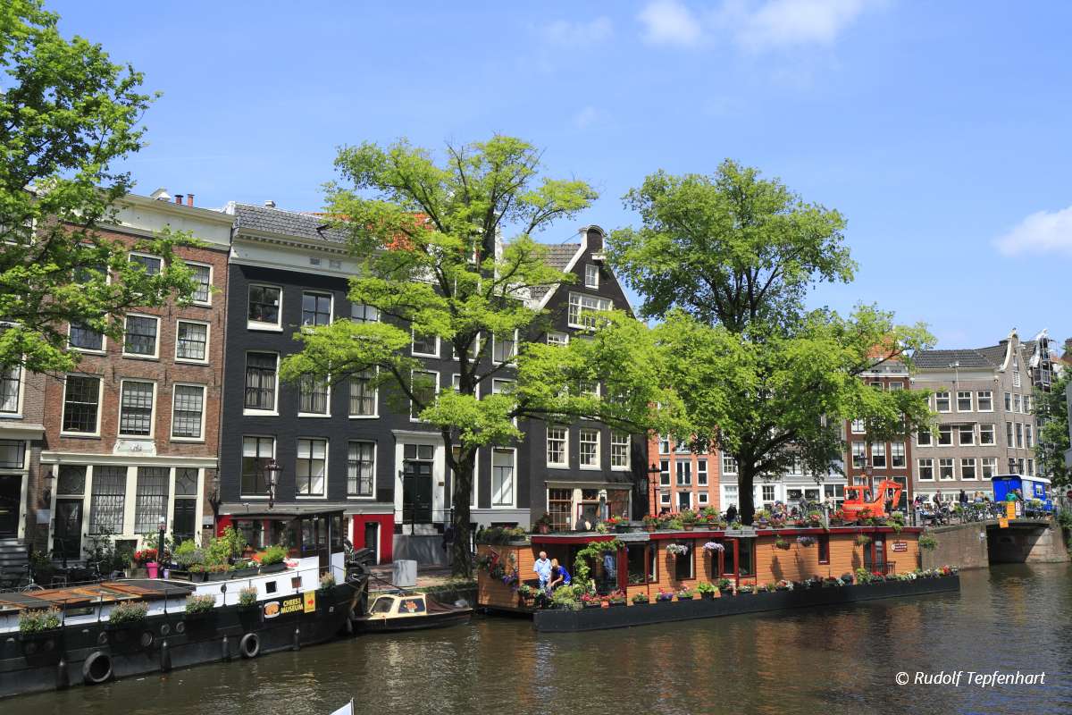 Houses in Amsterdam, Holland