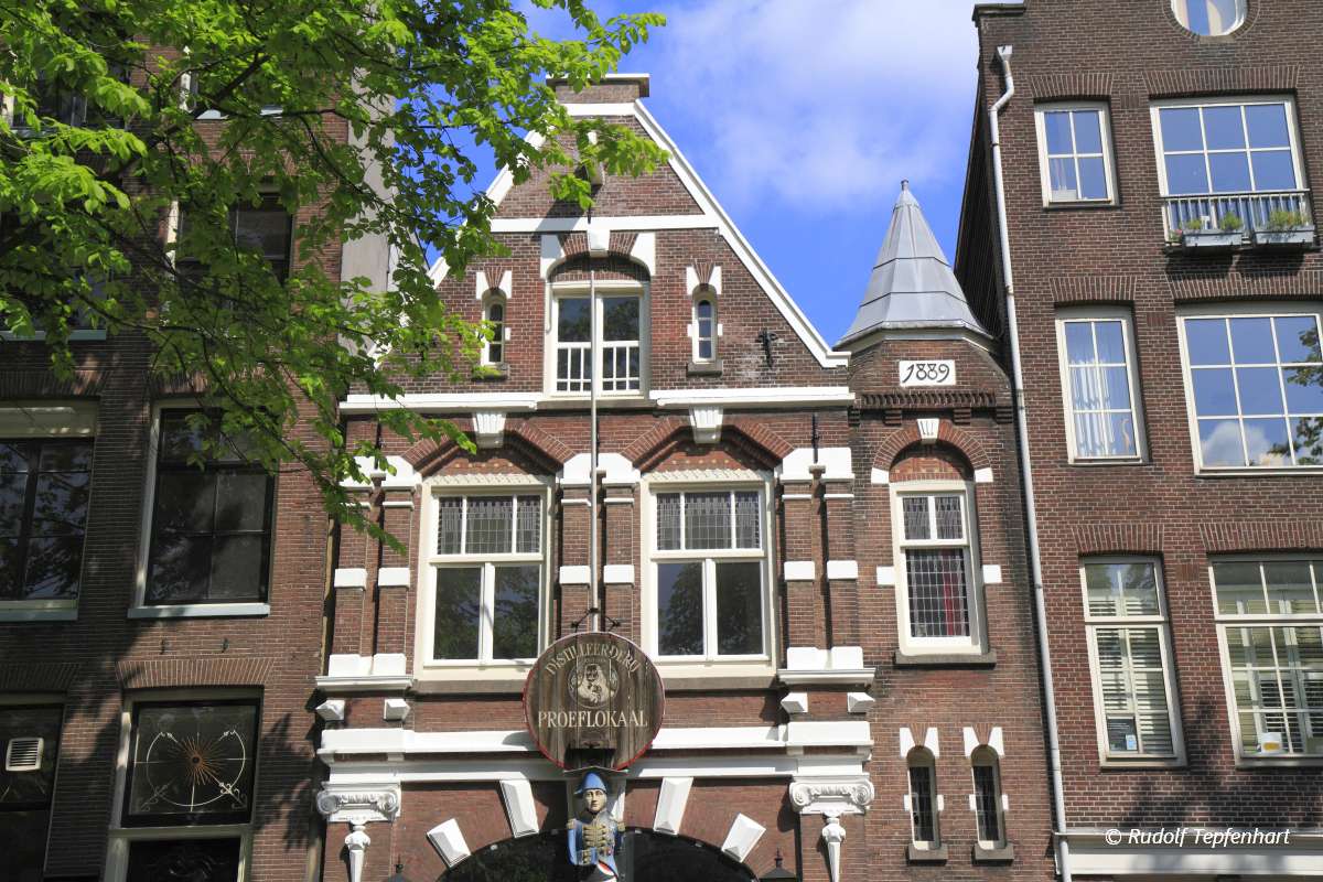 Houses in Amsterdam, Holland