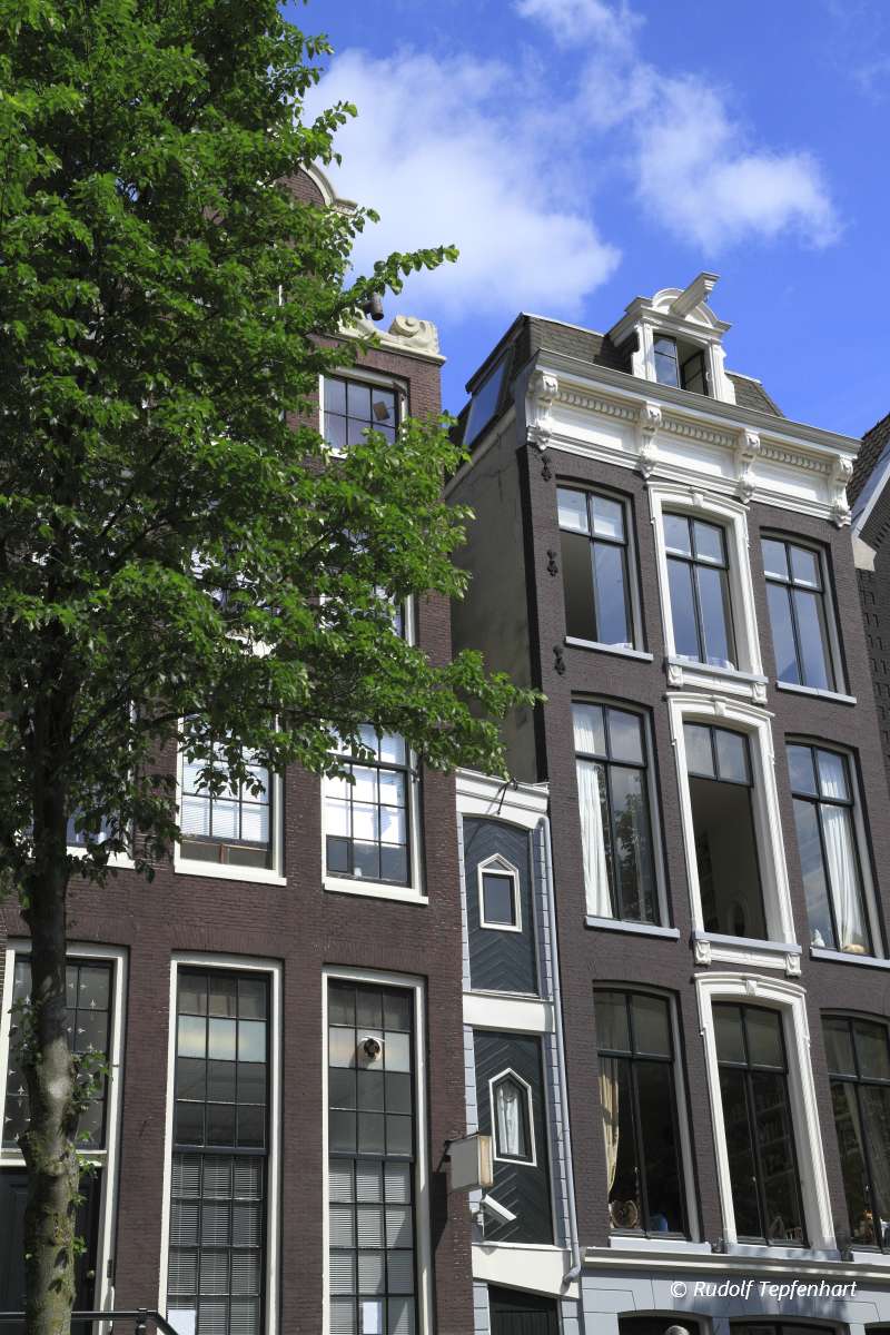 Houses in Amsterdam, Holland