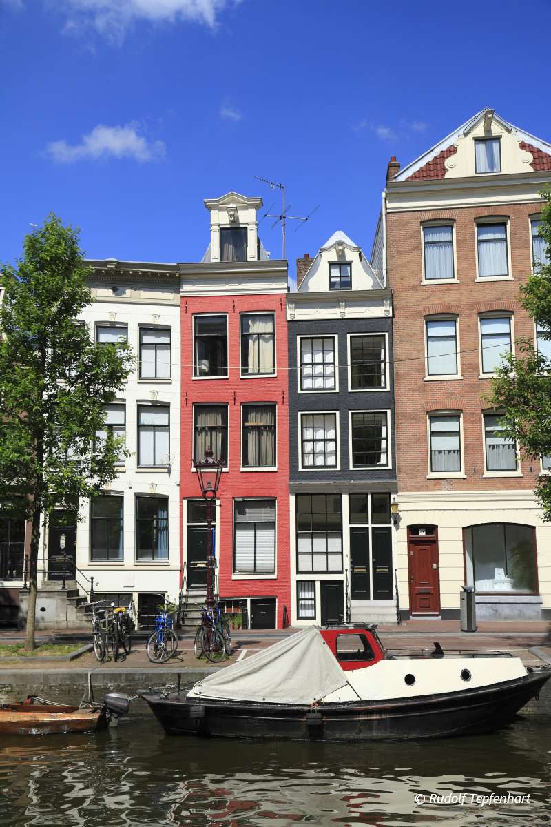 Houses in Amsterdam, Holland