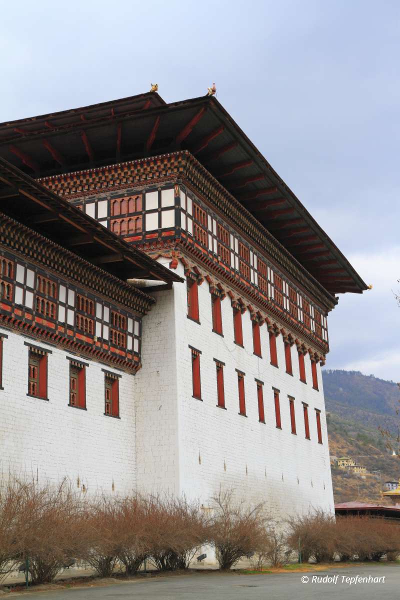 Tashichho Dzong in Thimphu