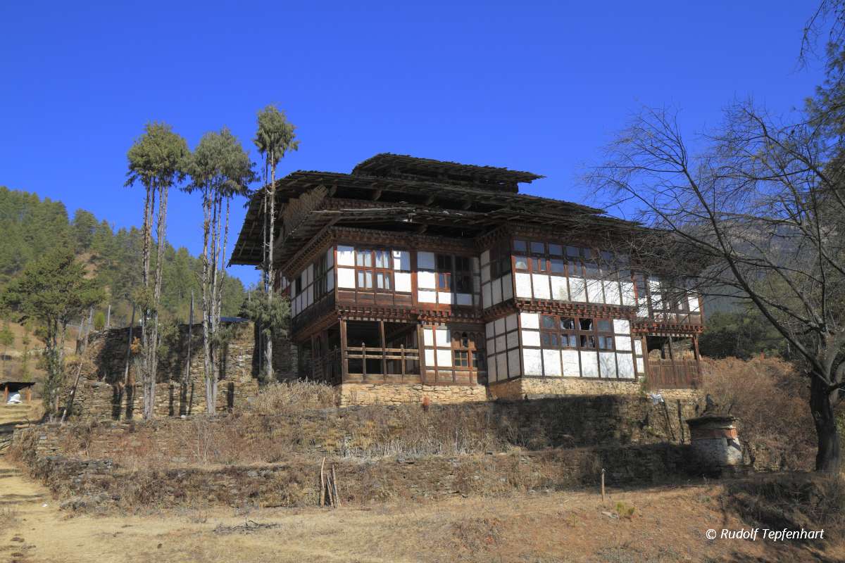 Countryside houses, Bhutan