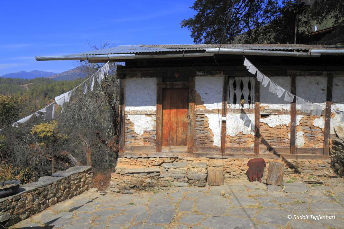 Countryside houses, Bhutan