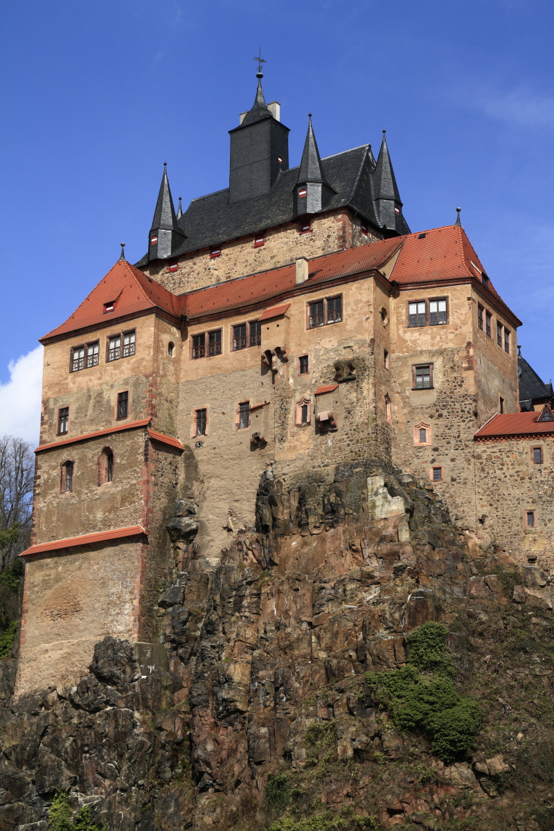 Kriebstein castle near Waldheim in Saxony, Germany