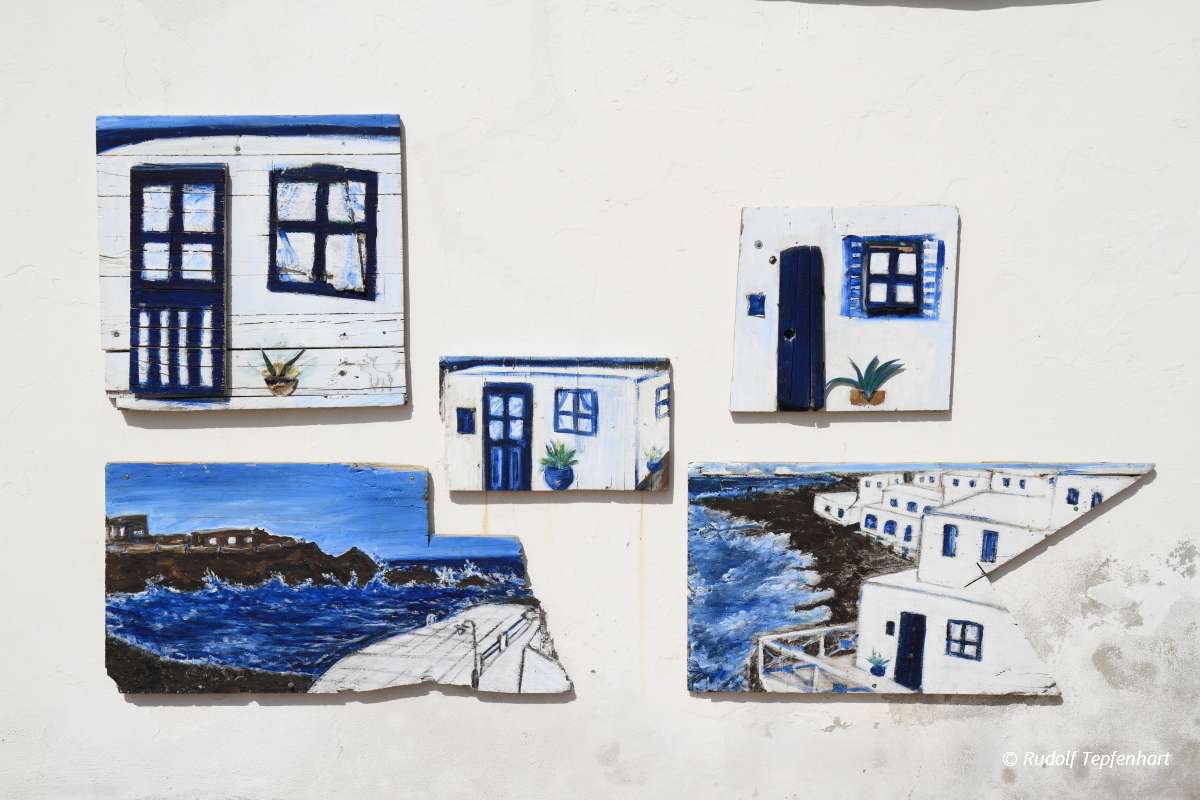 Beautiful Fine art on wall in Fuerteventura, Canary Islands, Spa