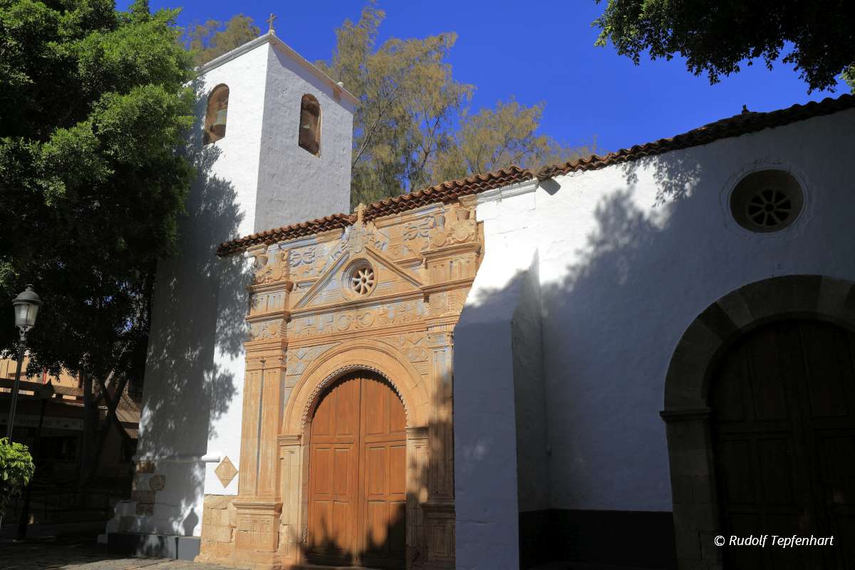 The Church of Nuestra Senora de Regla in Pajara. Fuerteventura