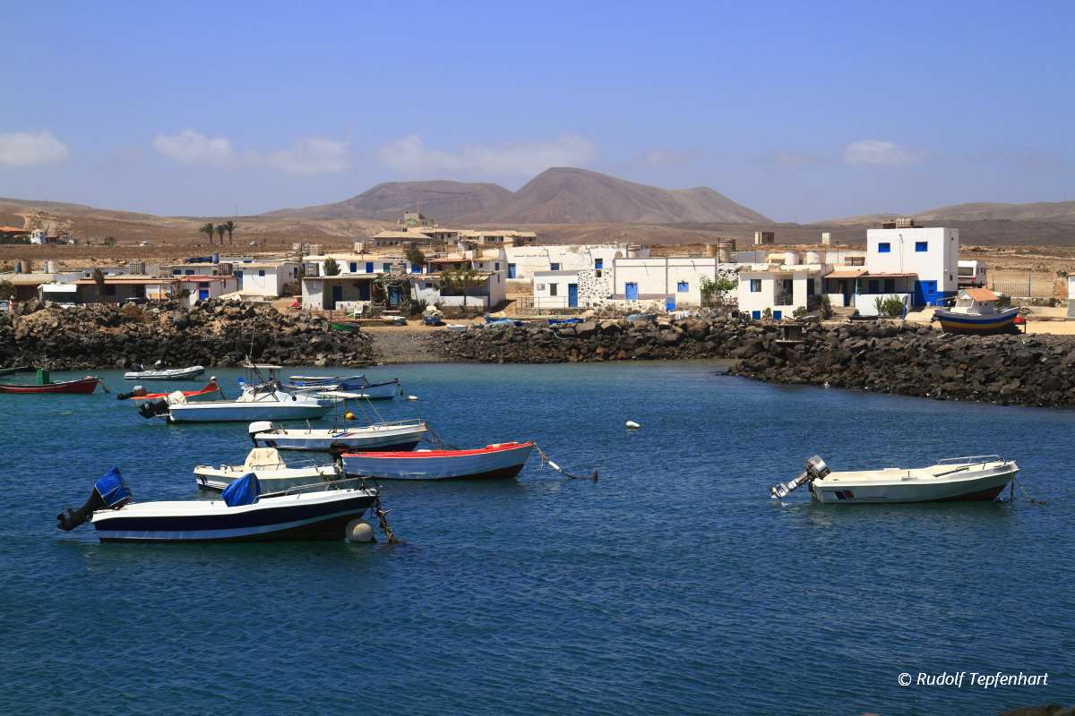 Fishing boats in port, Fuerteventura