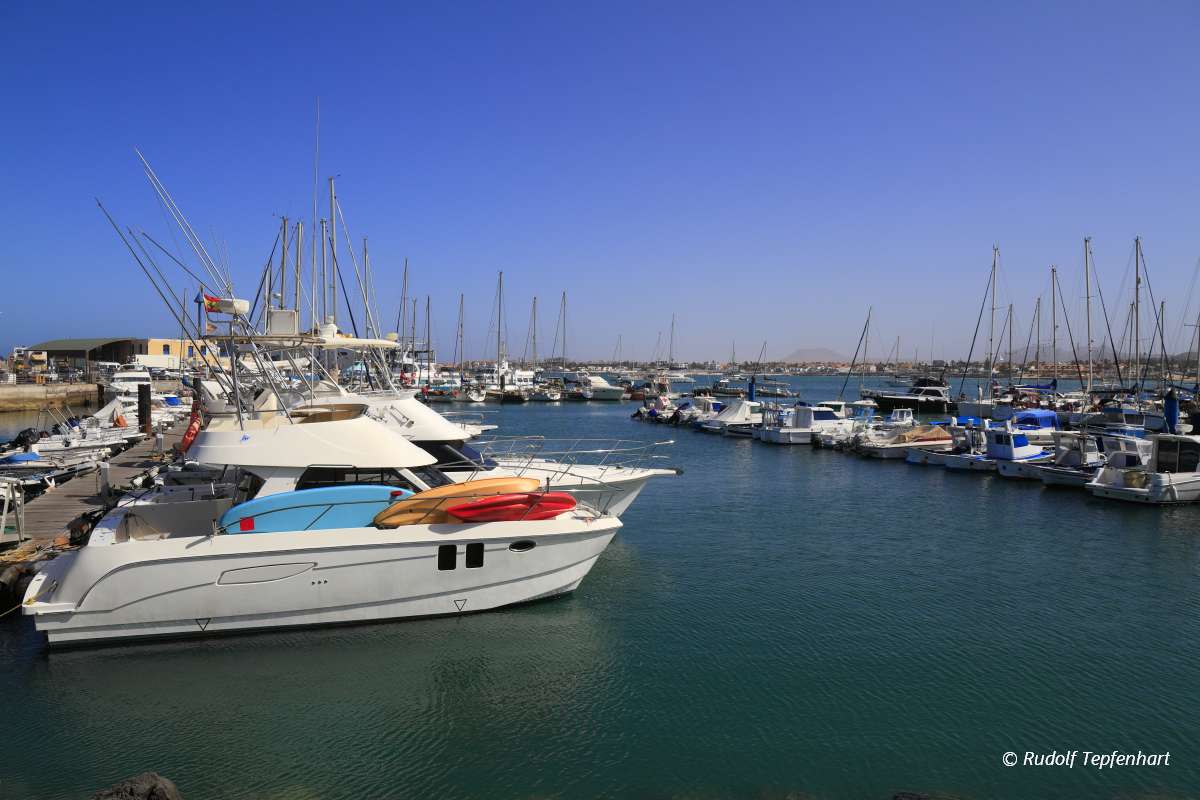 Fishing boats in port, Fuerteventura