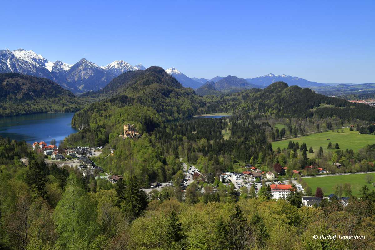 Hohenschwangau and Alpsee Lake