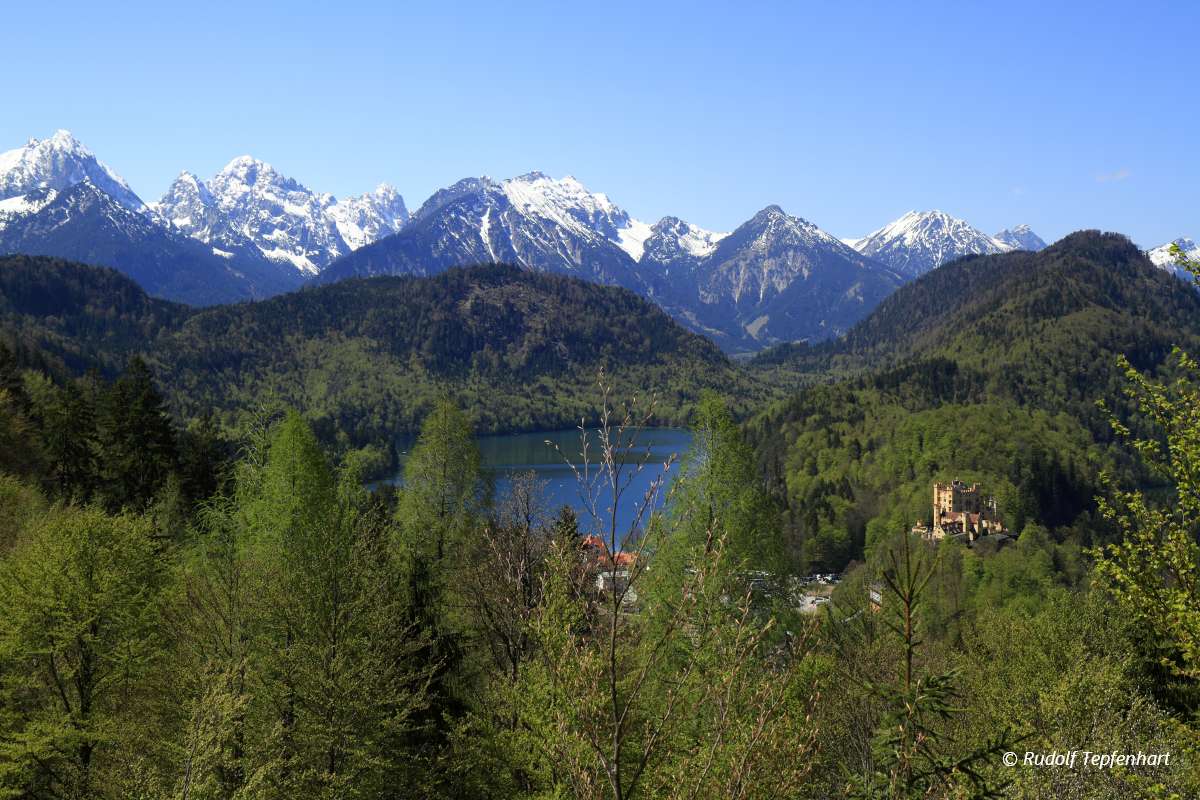 Hohenschwangau and Alpsee Lake