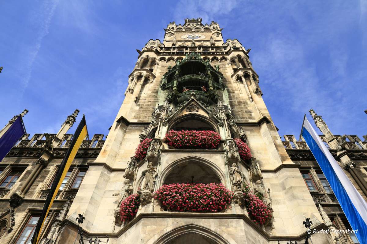 New Town Hall (Rathaus) in Marienplatz