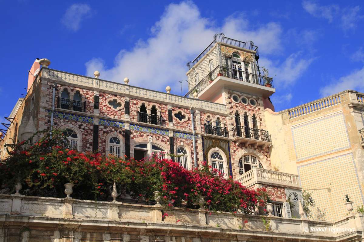 Old buildings in Lisbon