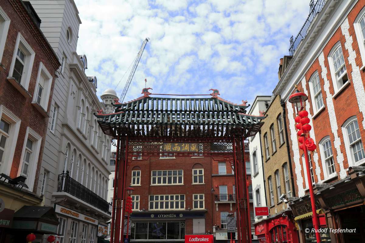 The Main Gate of London ChinaTown