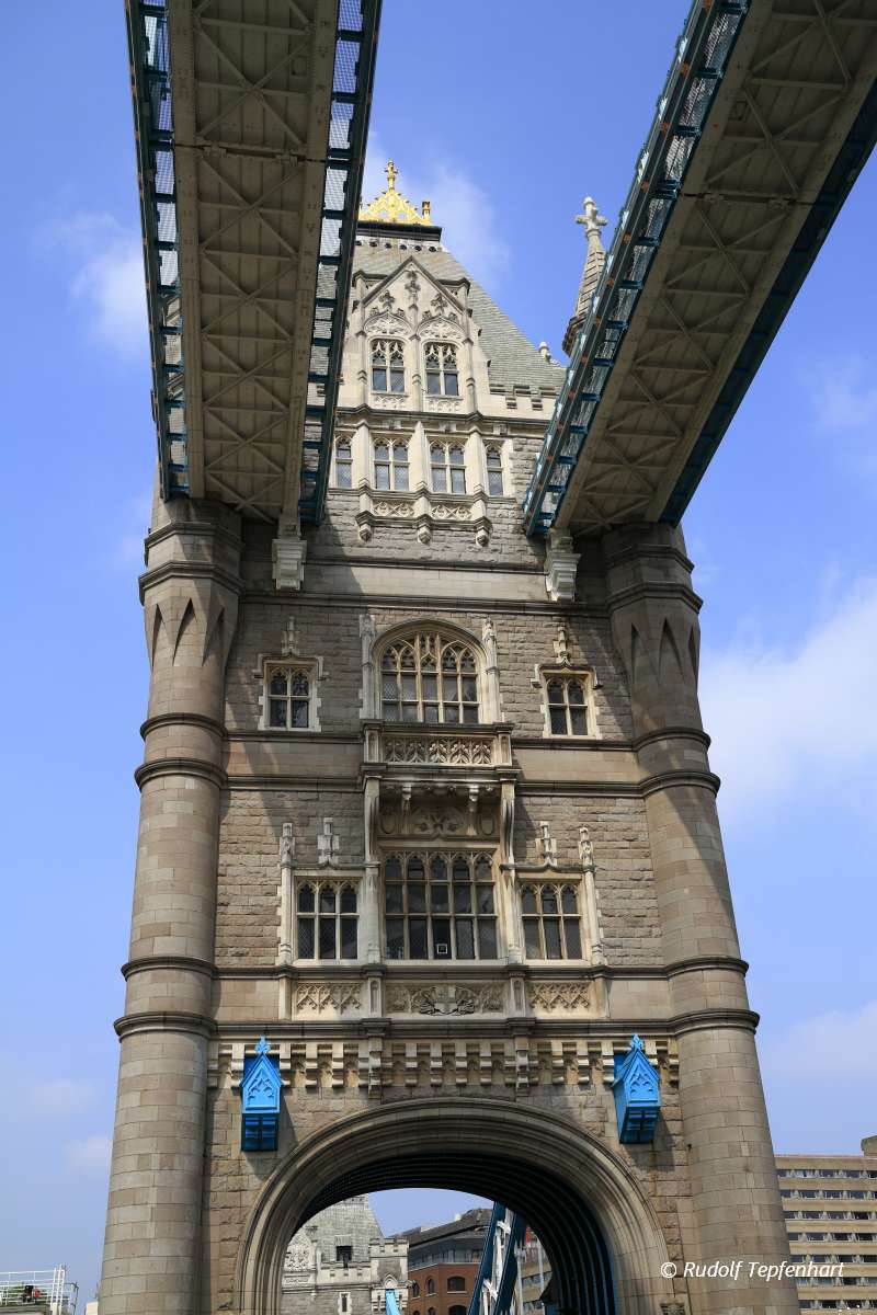 Tower Bridge over the River Thames in London