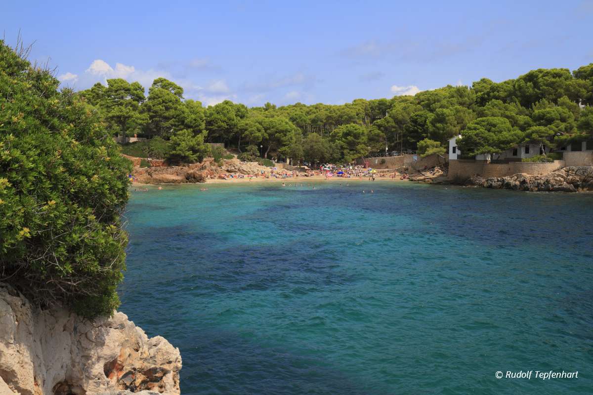 beautiful beach with turquoise sea water, Cala Gat, Majorca, Spa