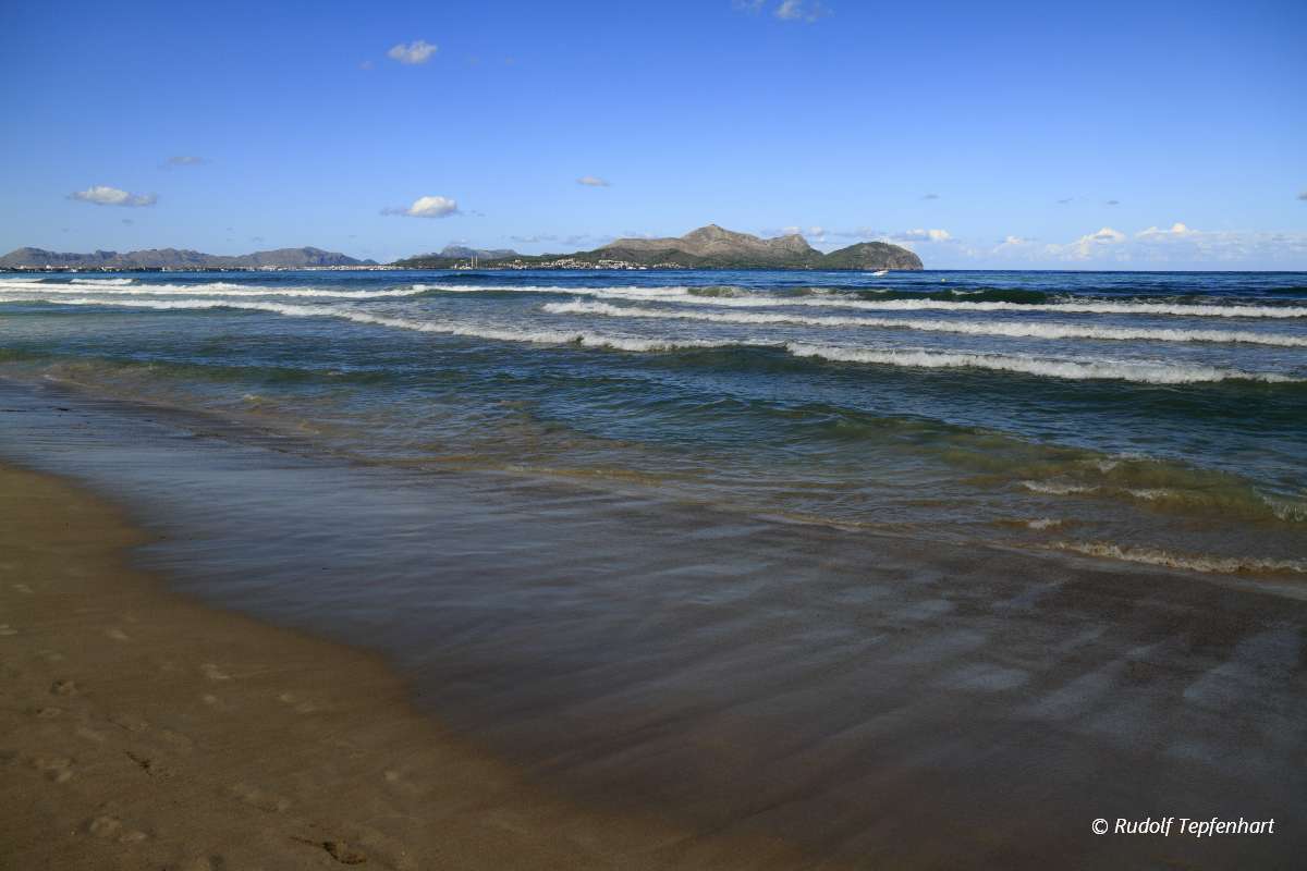 Platja del Muro beach in Mallorca Balearic Islands, Spain