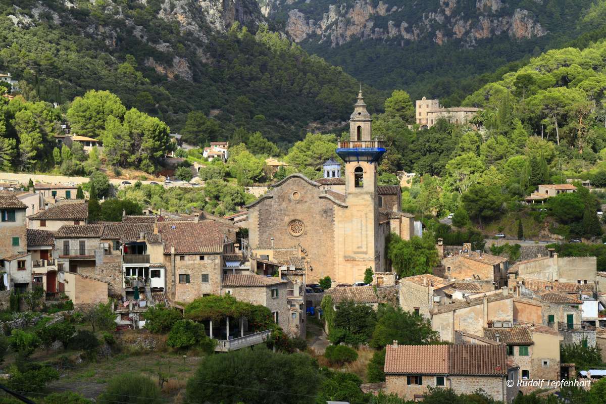 Parish Church of Sant Bartomeu in Valldemossa, Mallorca, Baleari