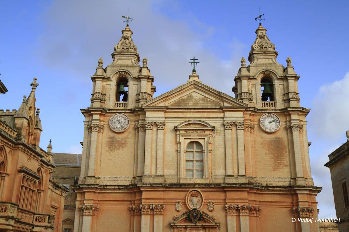 St. Peter & Paul Cathedral at Mdina.