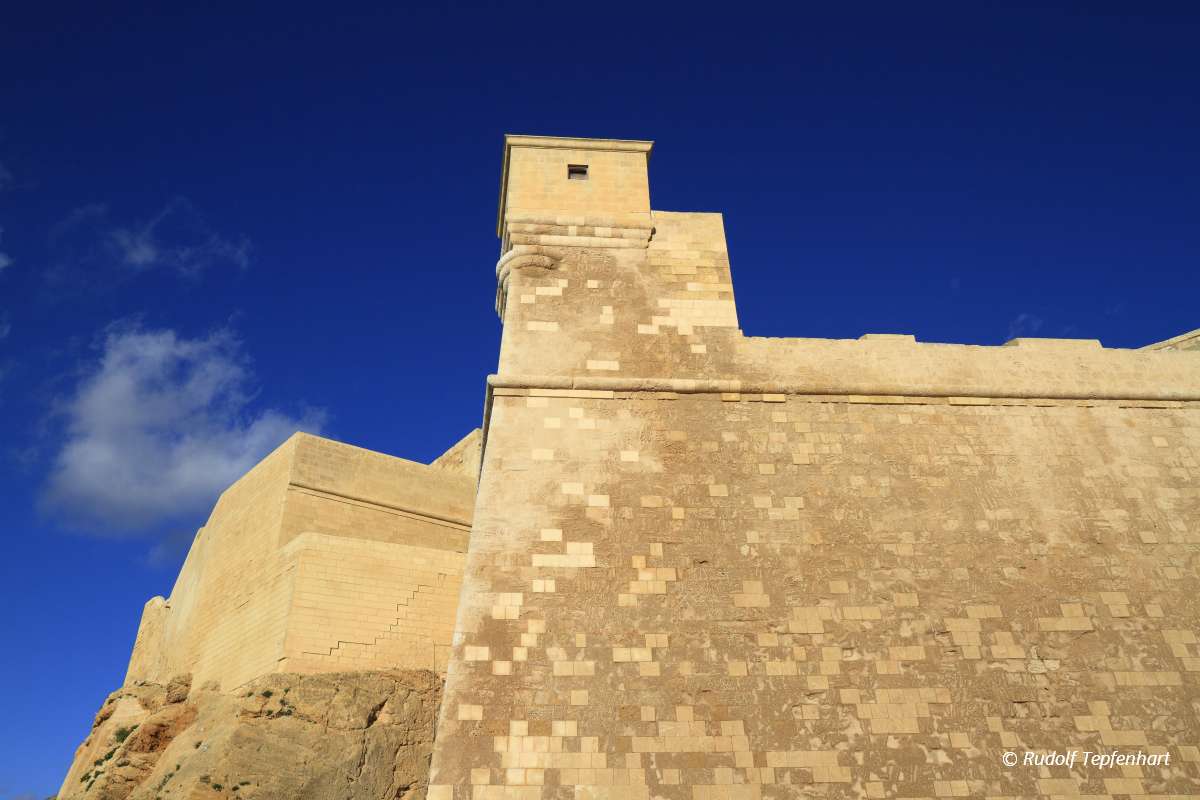 Victoria citadel in Gozo. Malta