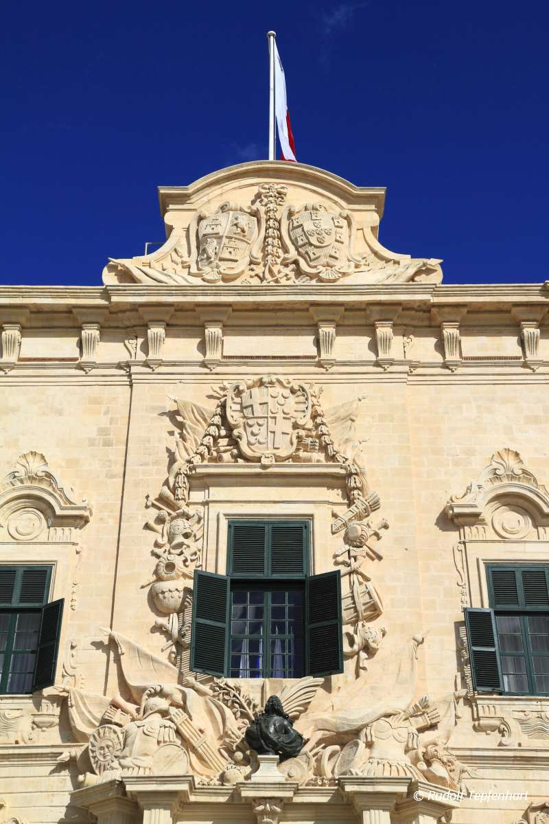 Auberge de Castille in Valletta, Malta