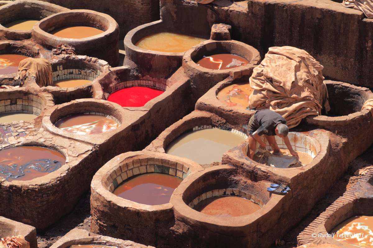 Tanneries in Fes