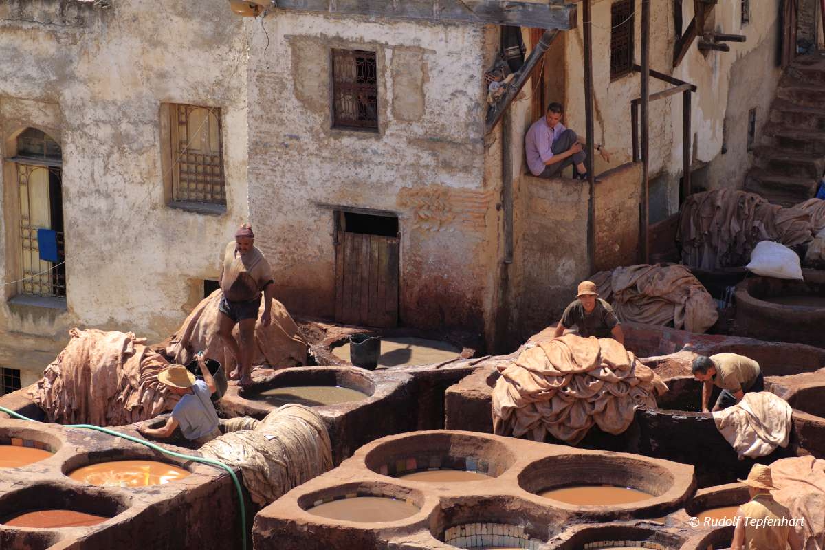 Tanneries in Fes