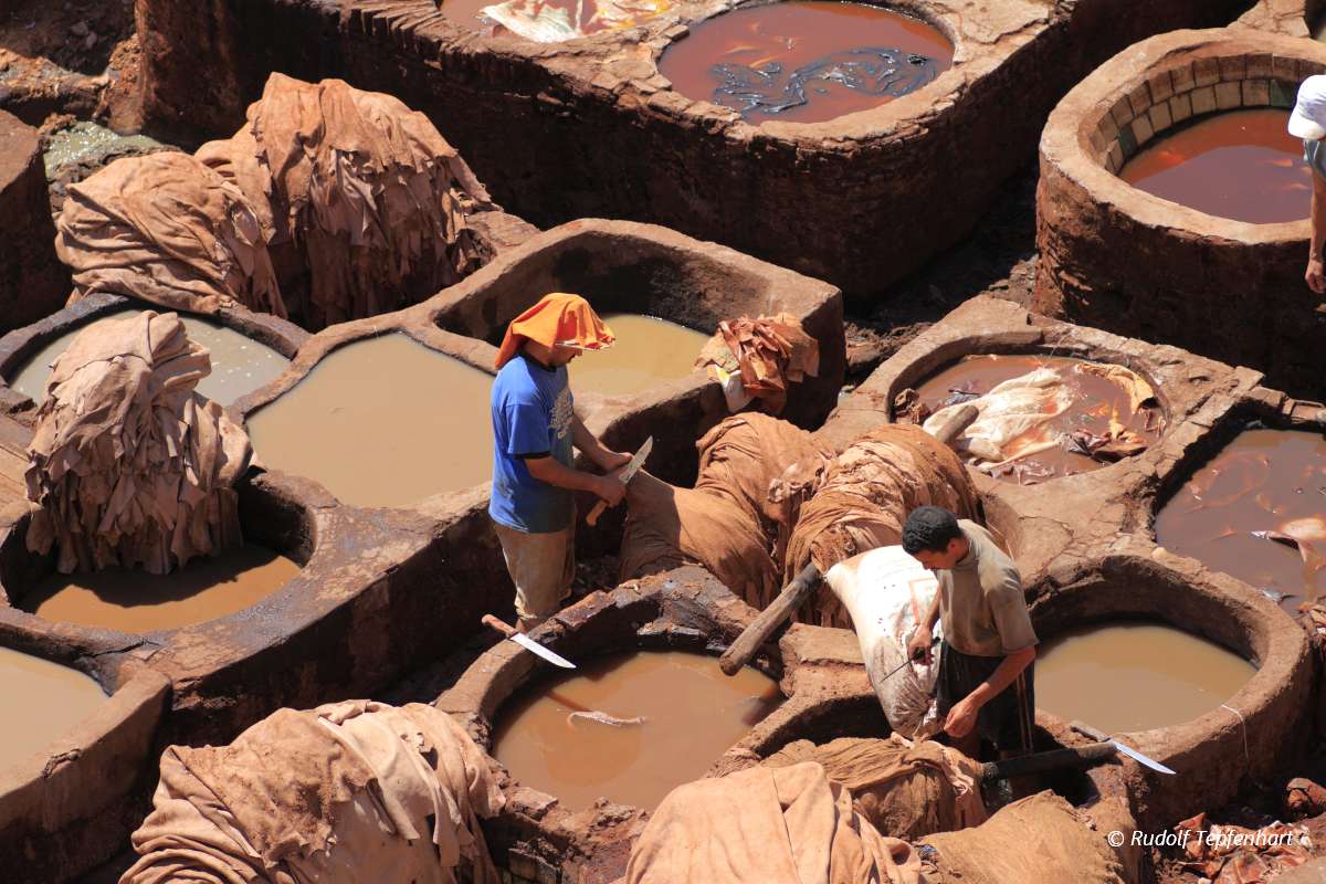 Tanneries in Fes
