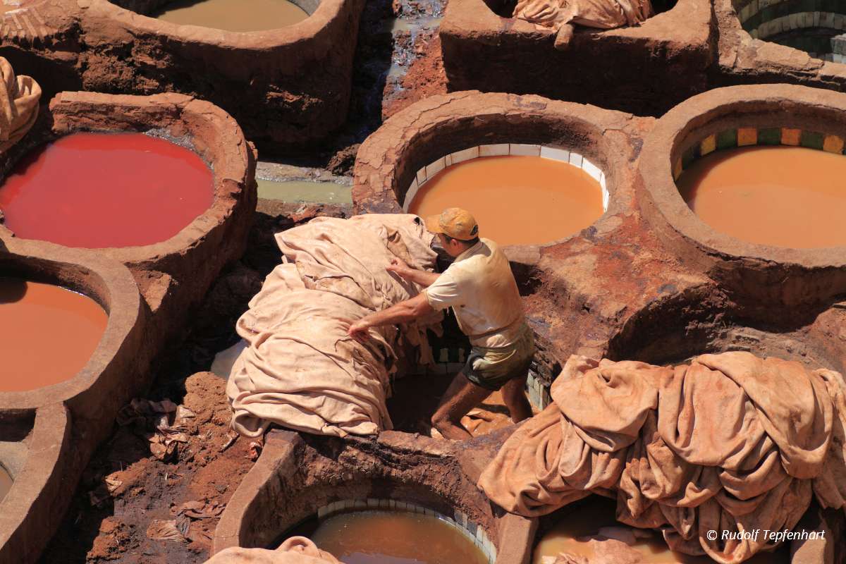 Tanneries in Fes