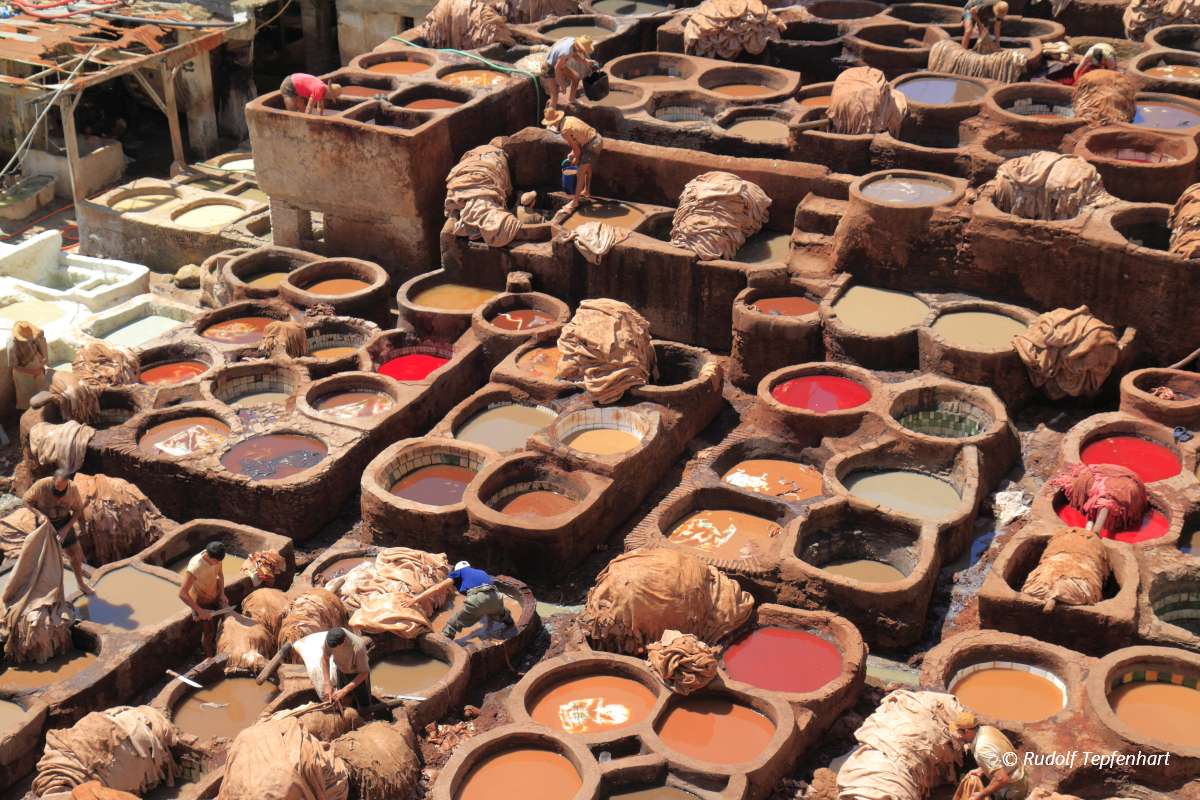 Tanneries in Fes