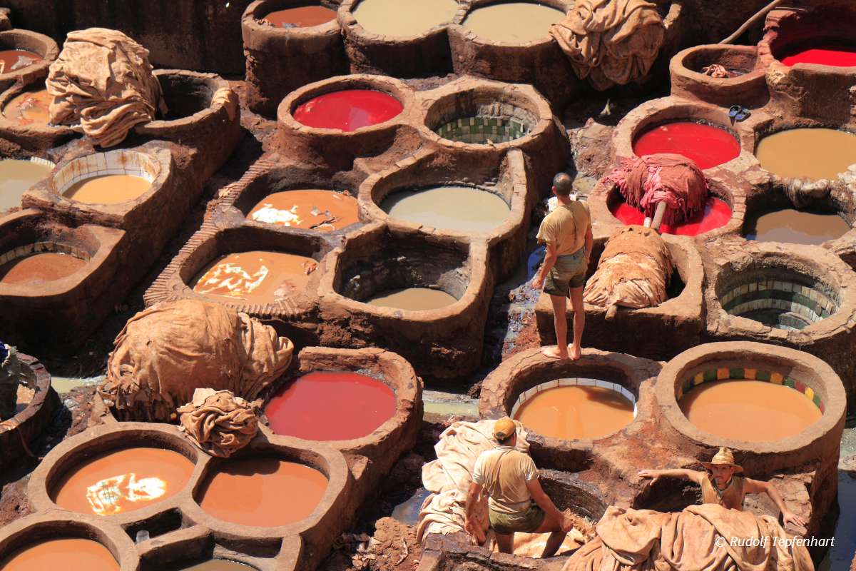 Tanneries in Fes
