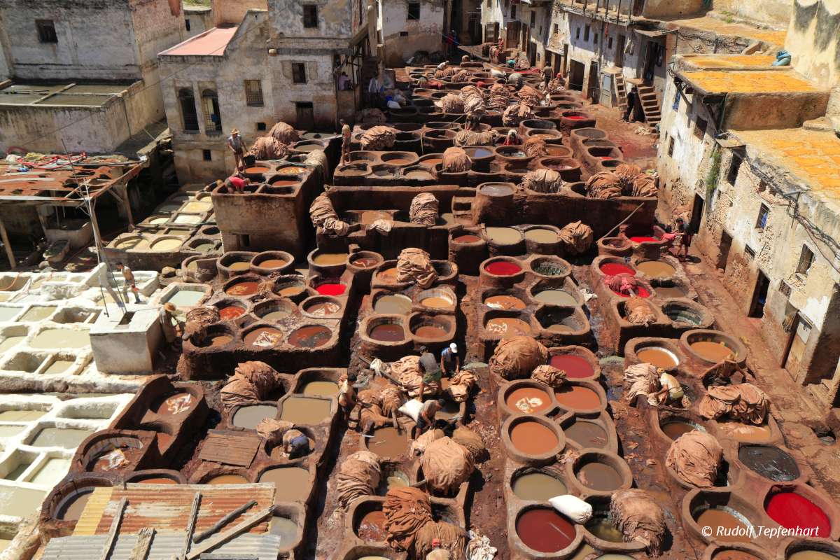 Tanneries in Fes