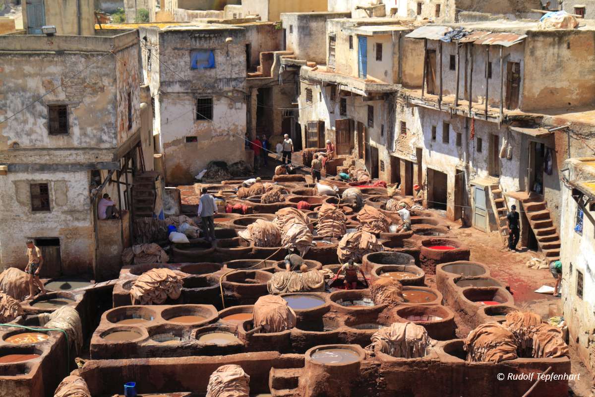 Tanneries in Fes