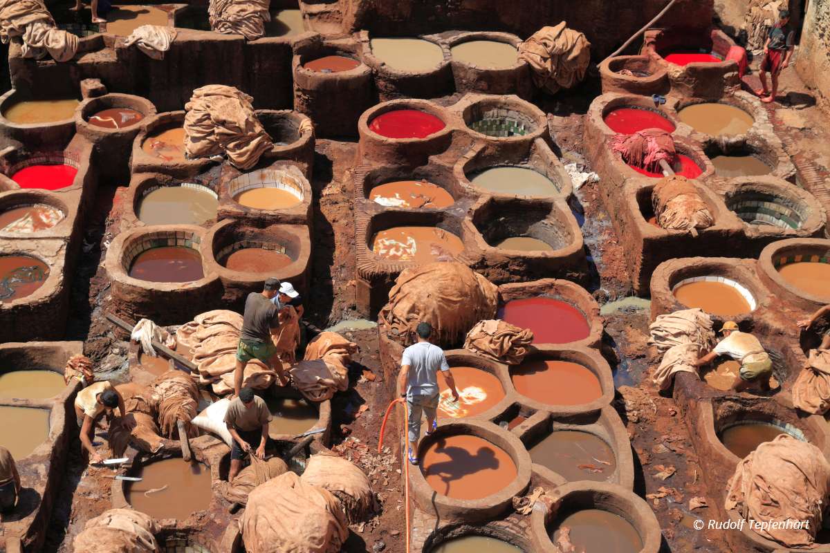 Tanneries in Fes