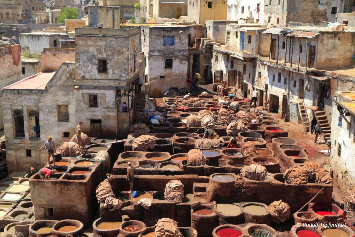 Tanneries in Fes