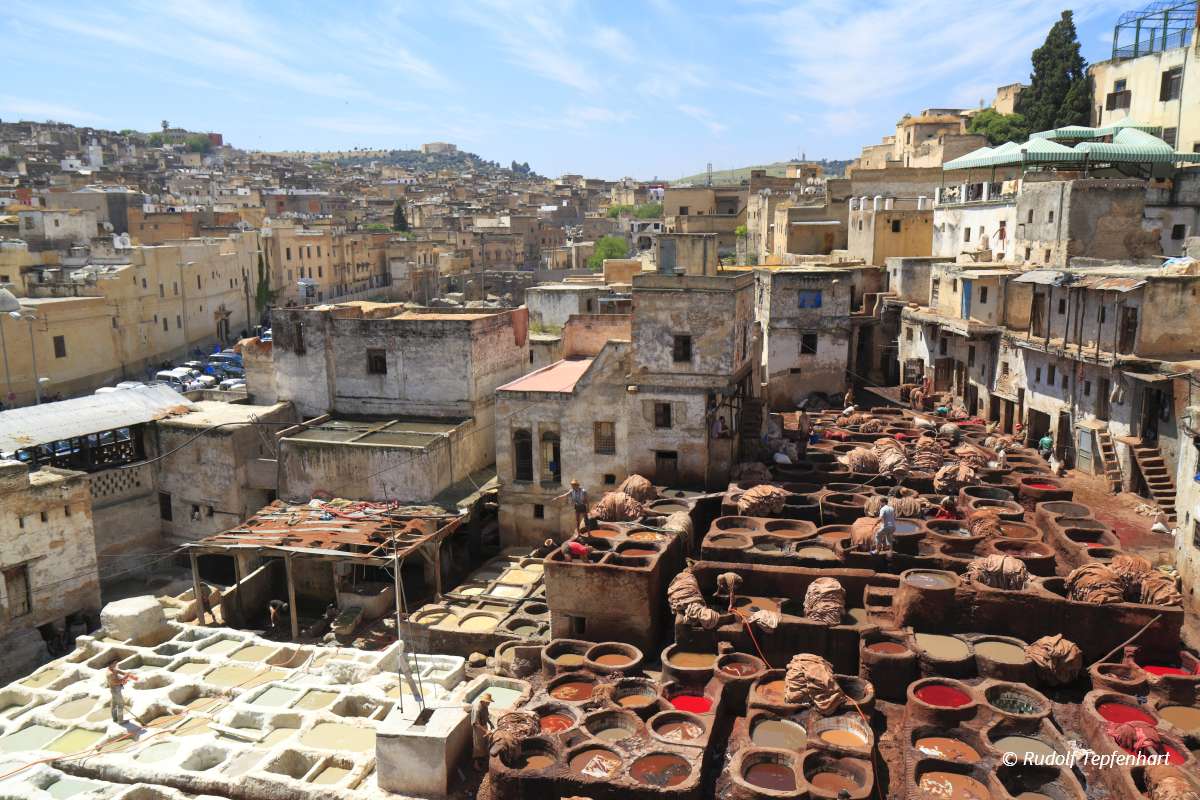 Tanneries in Fes
