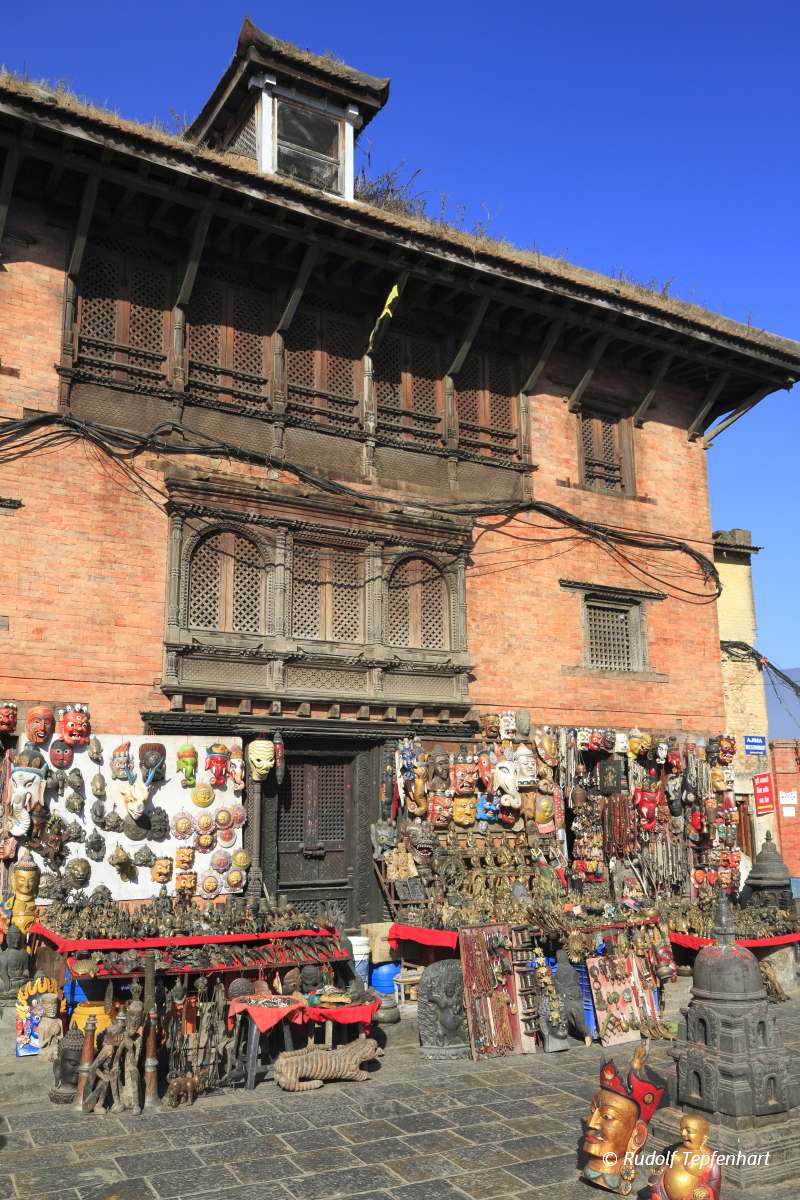 Medieval buildings surrounding Swayambhunath
