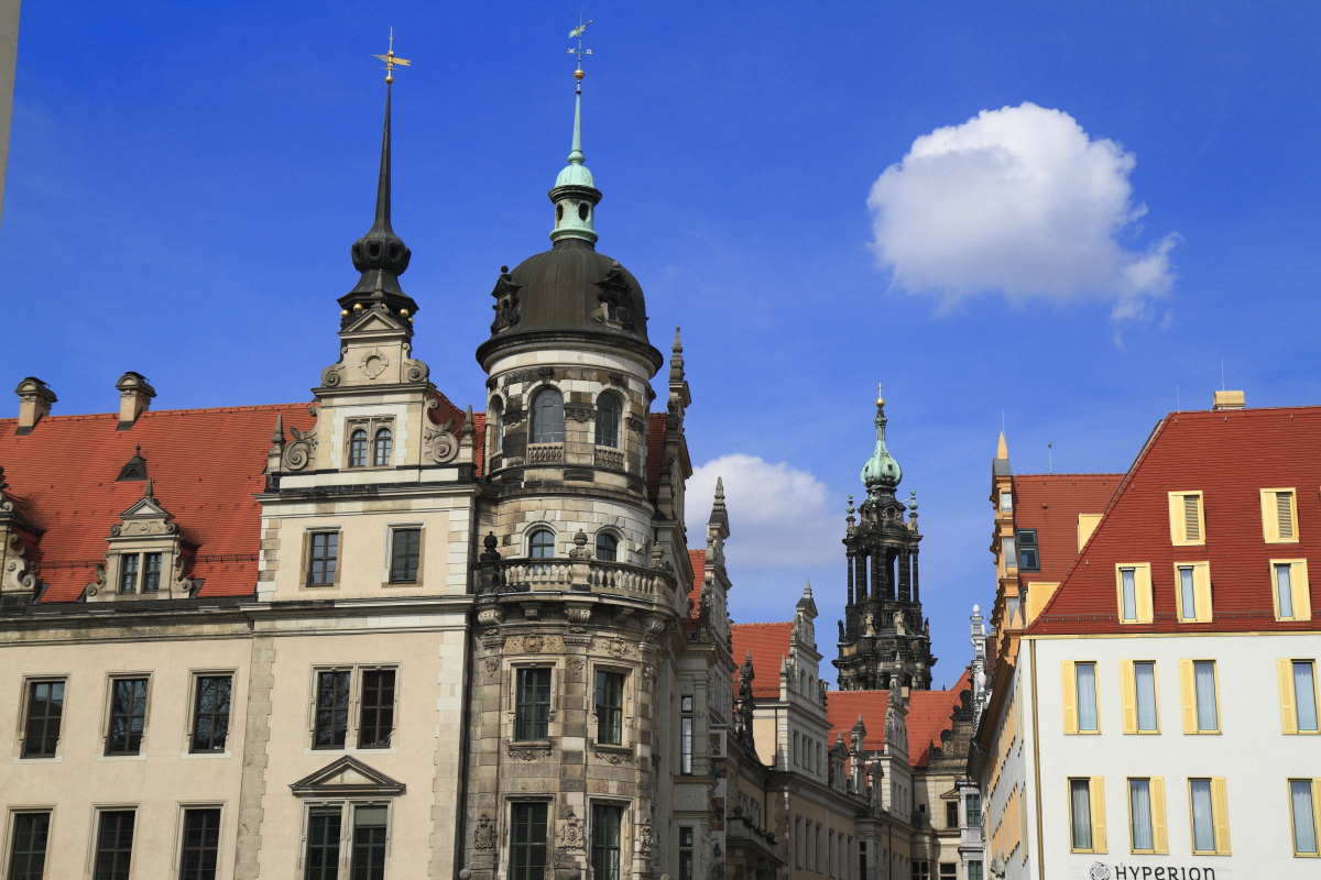 Dresden Castle or Royal Palace in Dresden, Saxony
