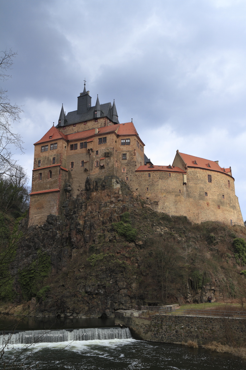 Kriebstein castle near Waldheim in Saxony, Germany