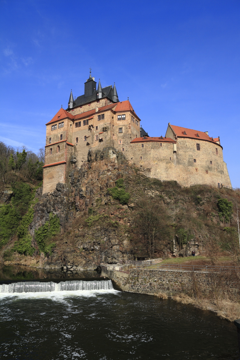 Kriebstein castle near Waldheim in Saxony, Germany