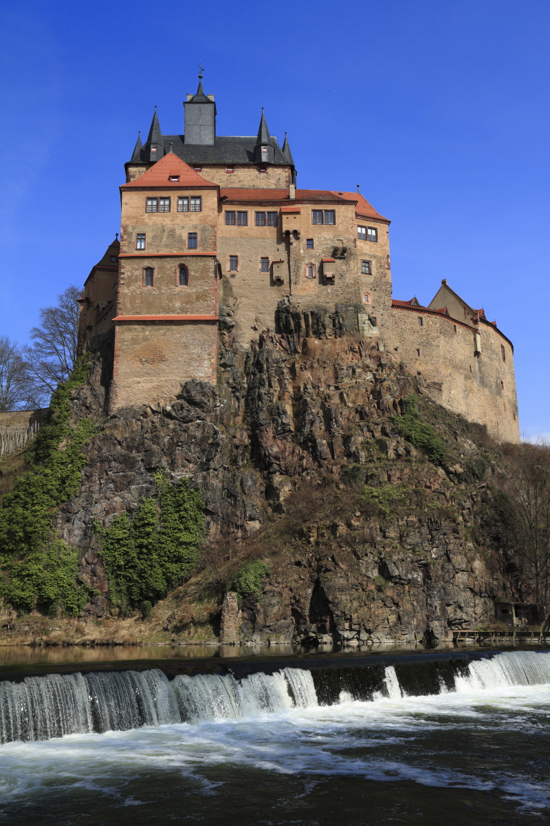 Kriebstein castle near Waldheim in Saxony, Germany