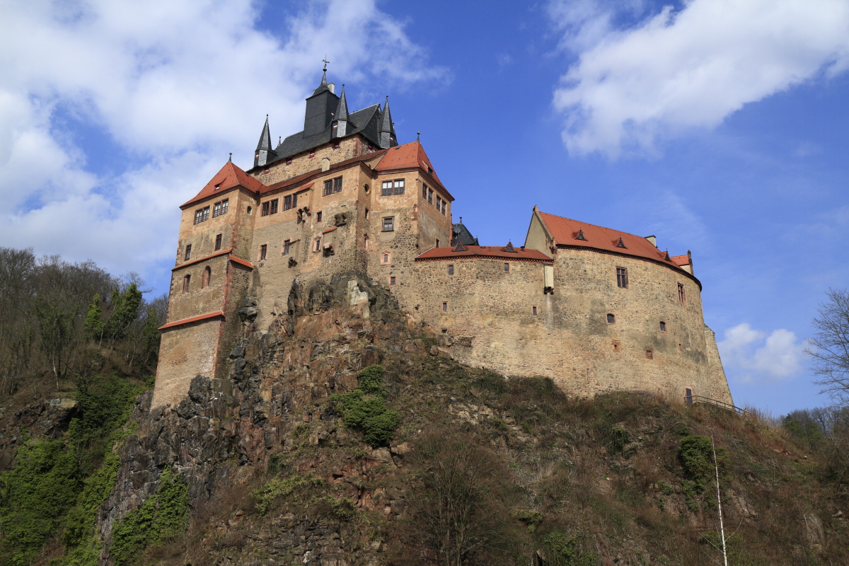Kriebstein castle near Waldheim in Saxony, Germany