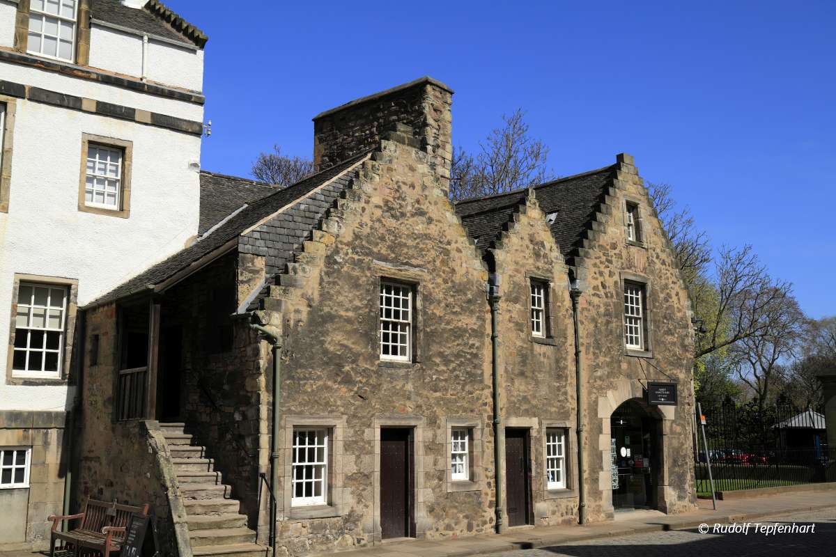 Building at the Palace of Holyroodhouse in Edinburgh - Scotland