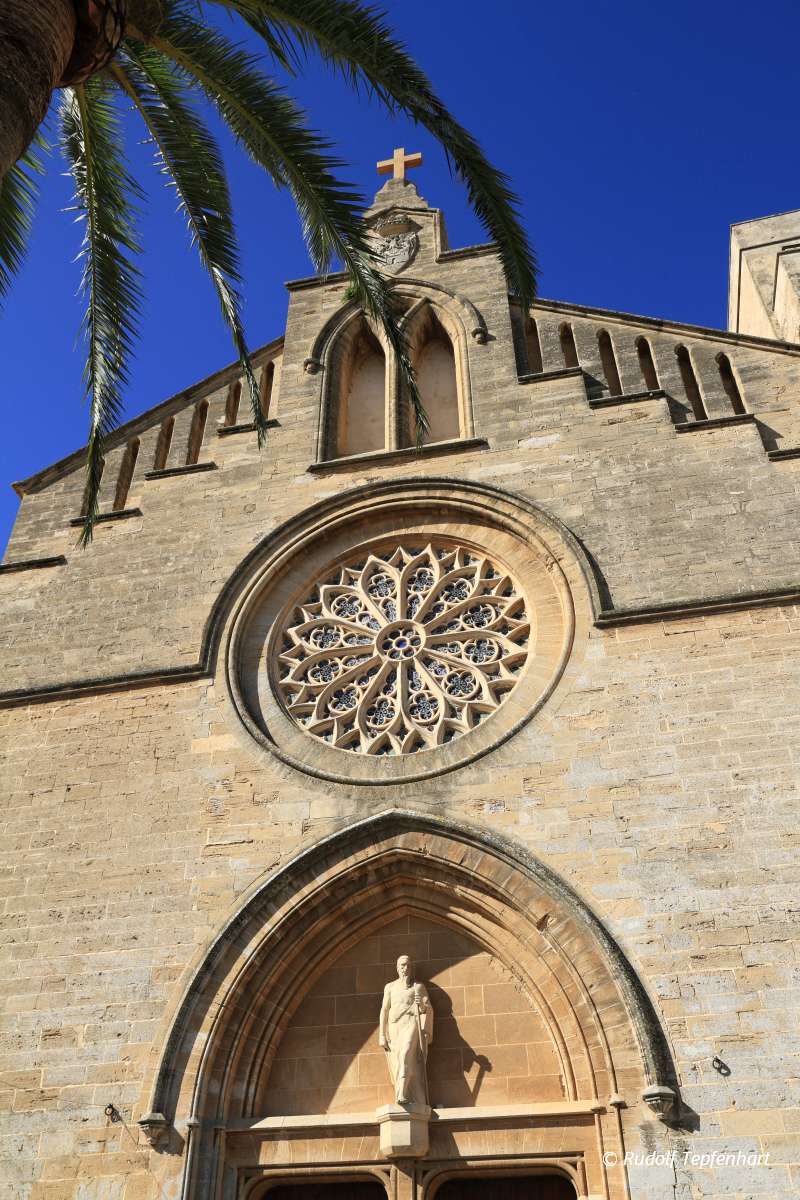 Sant Jaume cathedral in Alcudia,  Mallorca, Balearic Islands, Sp