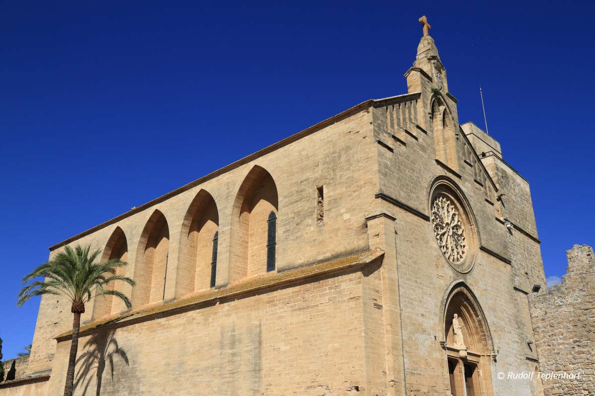 Sant Jaume cathedral in Alcudia,  Mallorca, Balearic Islands, Sp
